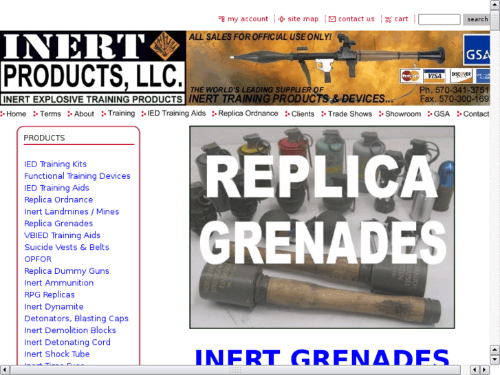 www.grenadereplicas.net