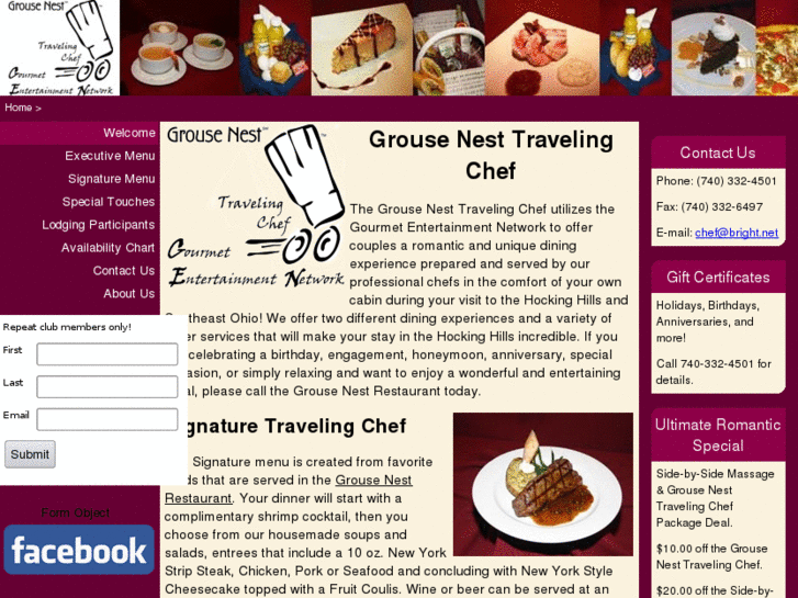 www.grousenesttravelingchef.com