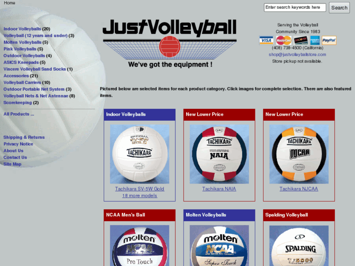 www.justvolleyballstore.com