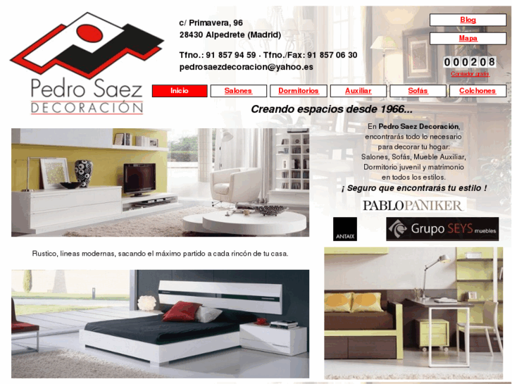 www.pedrosaezdecoracion.com