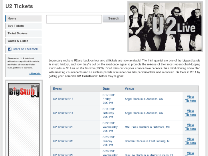 www.u2ticketing.com