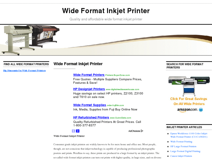 www.wideformatinkjetprinter.org