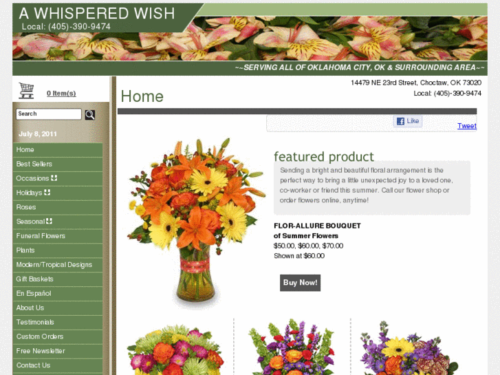 www.awhisperedwishflorist.com