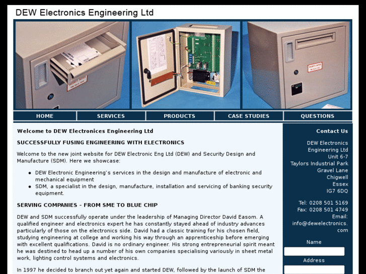 www.dewelectronics.com