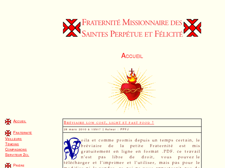 www.fraternite-saintes-perpetue-et-felicite.org