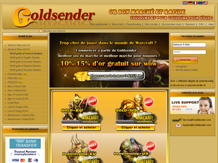 www.goldsender.fr