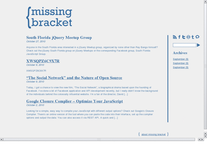 www.missingbracket.com