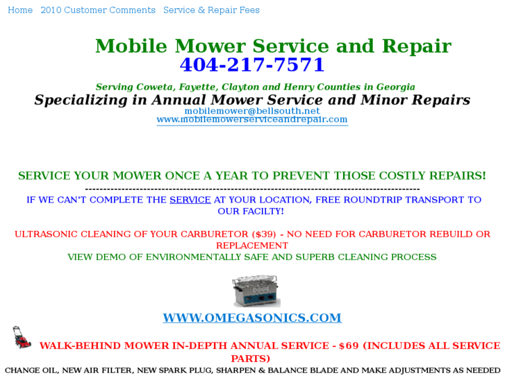 www.mobilemowerserviceandrepair.com