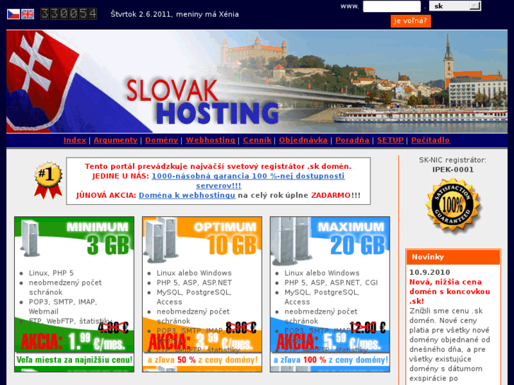 www.slovakhosting.sk