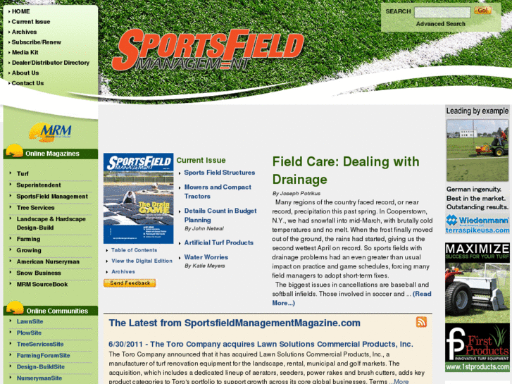 www.sportsfieldmanagementmagazine.com