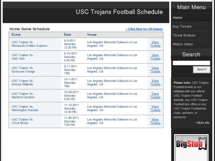 www.usctrojansfootballschedule.com