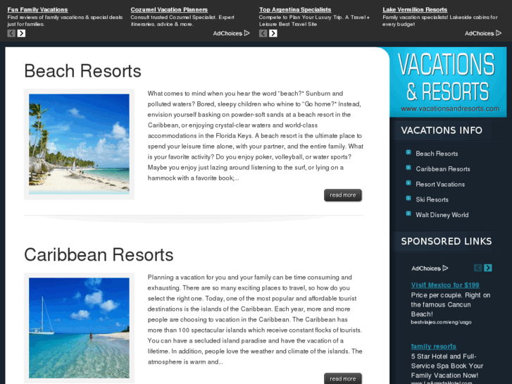 www.vacationsandresorts.com