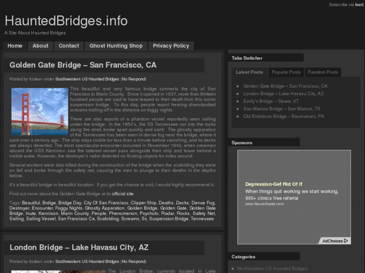 www.hauntedbridges.info