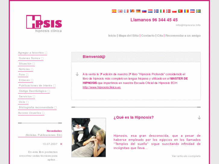 www.hipnosis.info