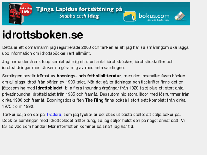 www.idrottsboken.se