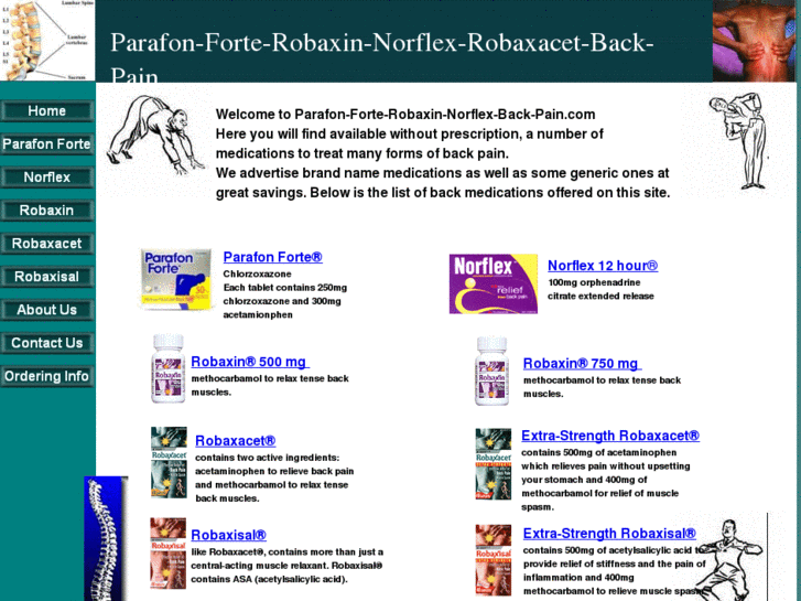 www.parafon-forte-robaxin-norflex-robaxacet-back-pain.com