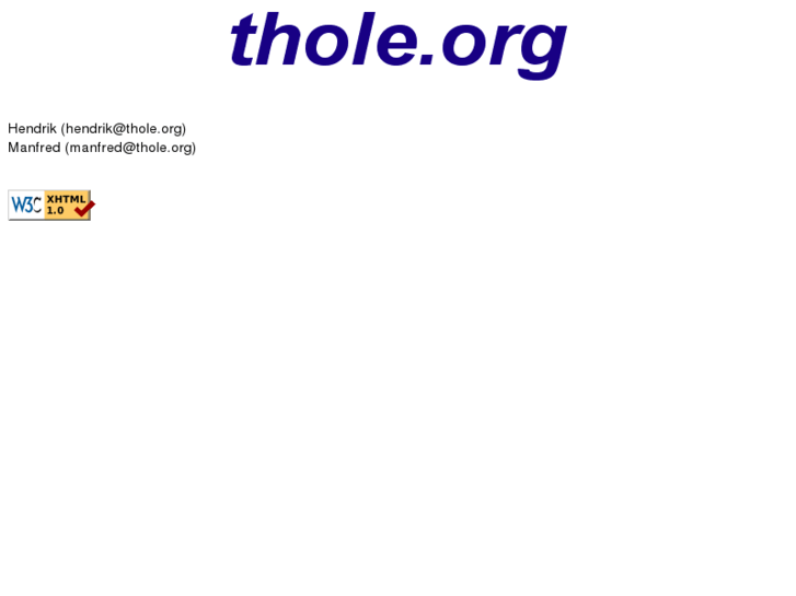 www.thole.org