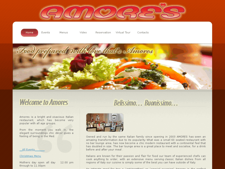 www.amoresrestaurant.com