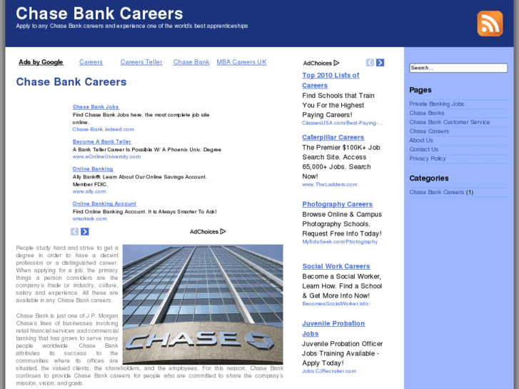 www.chasebankcareers.net