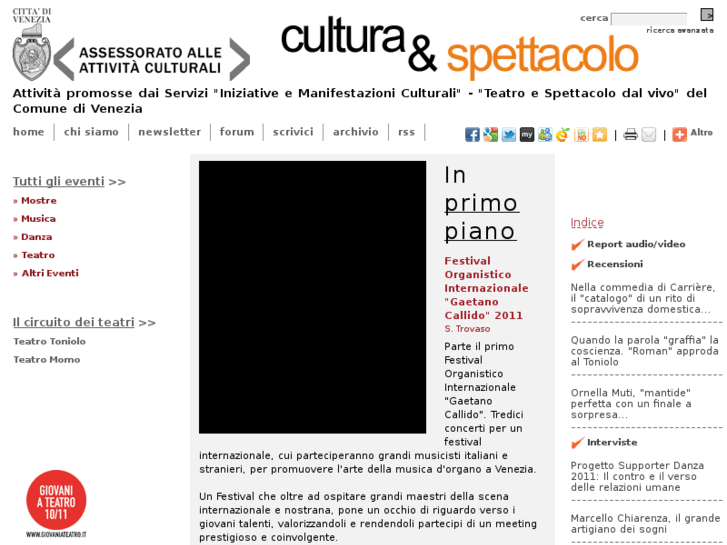 www.culturaspettacolovenezia.it