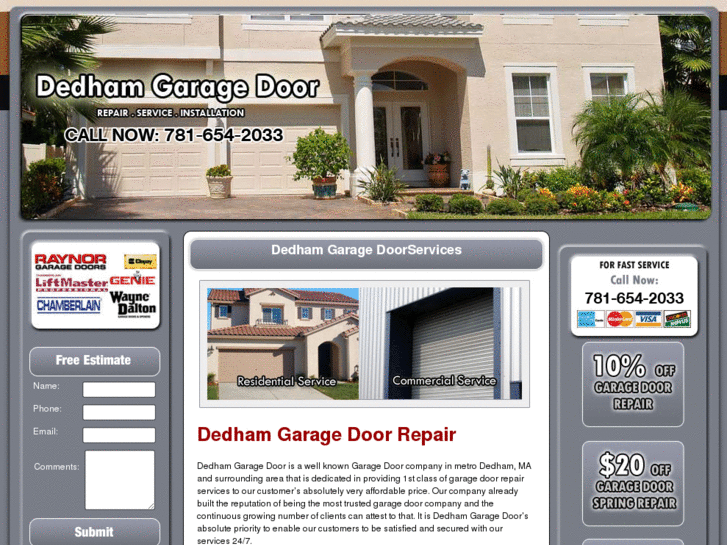 www.dedhamgaragedoor.com