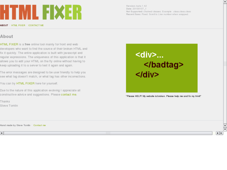 www.htmlfixer.com