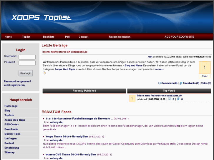 www.xoopszone.de
