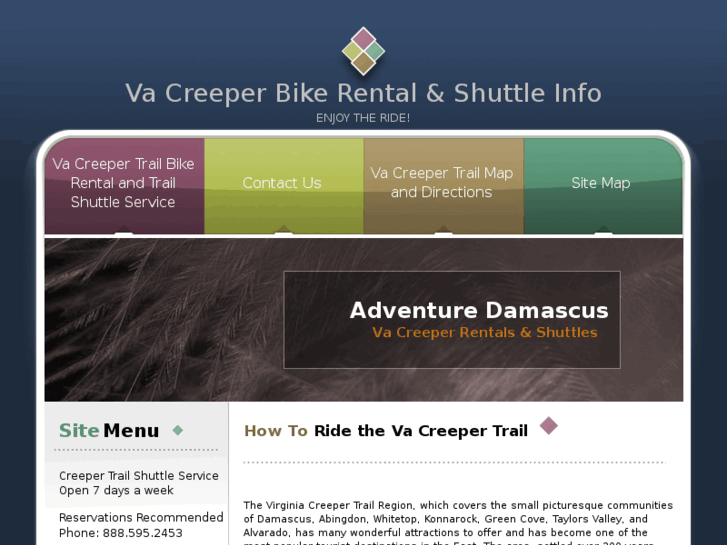 www.creepertrailbikerentalshuttle.com