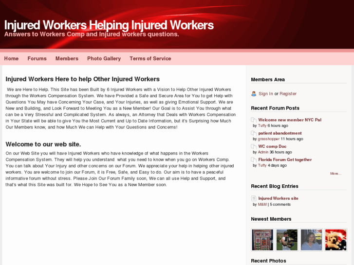 www.injuredworkershelpinginjuredworkers.com