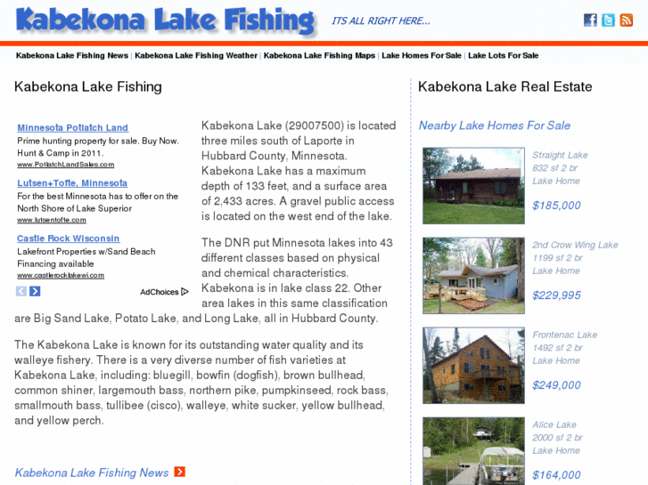 www.kabekonalakefishing.com