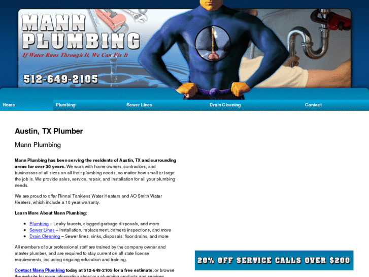 www.mannplumbingaustin.com