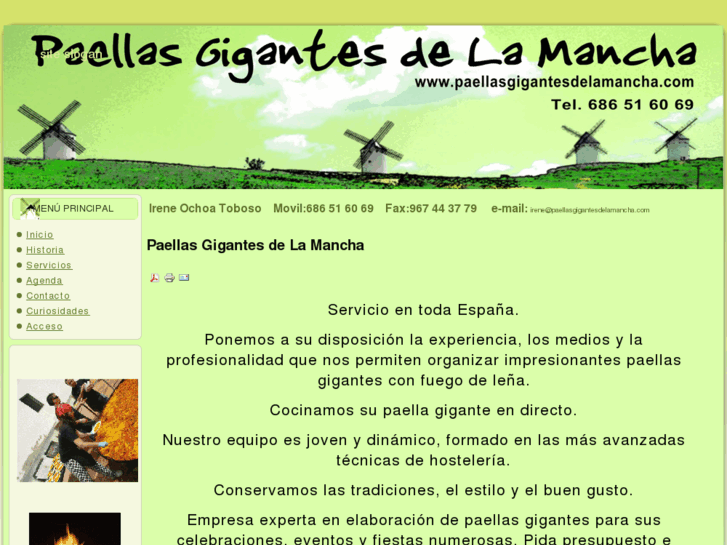 www.paellasgigantesdelamancha.com