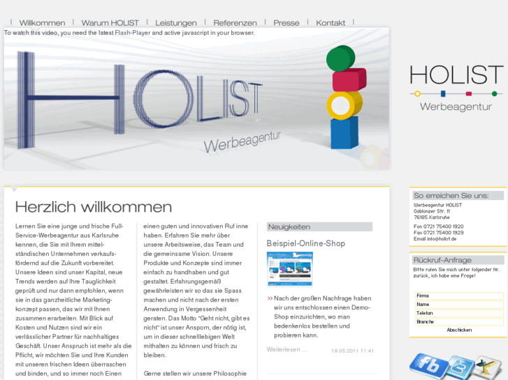 www.werbeagentur-holist.de