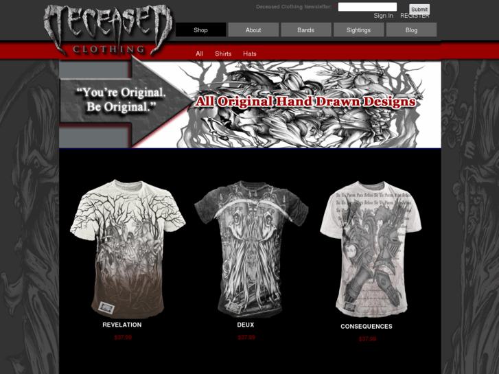 www.deceasedapparel.com