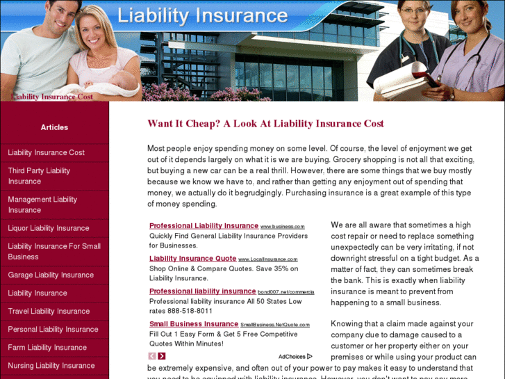 www.liabilityinsurancecost.org