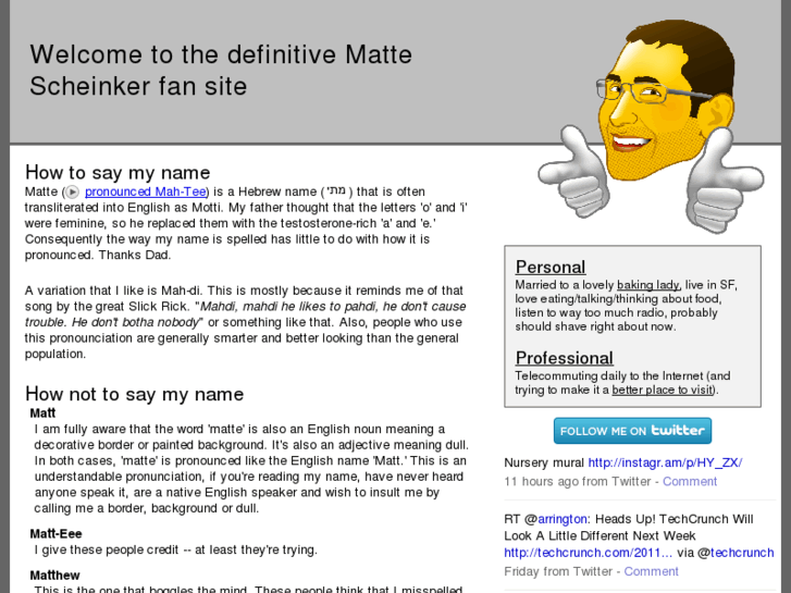 www.mattescheinker.com