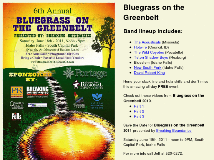 www.bluegrassonthegreenbelt.com