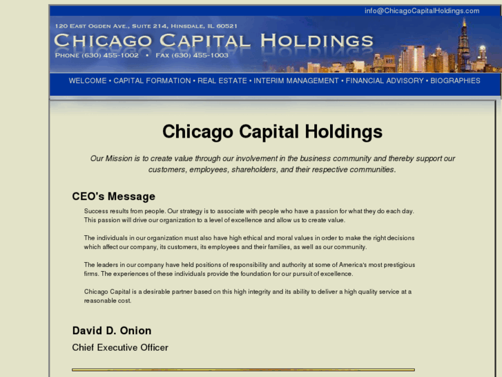 www.chicagocapitalholdings.com