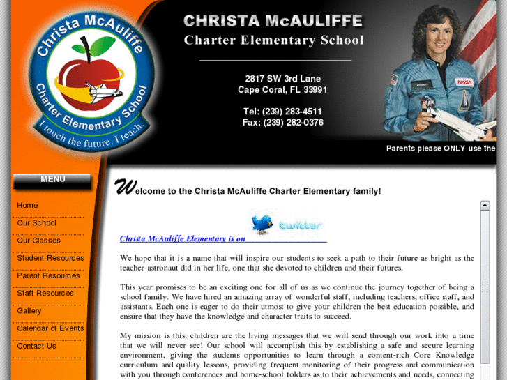 www.christamcauliffeelementaryschoolcapecoral.com