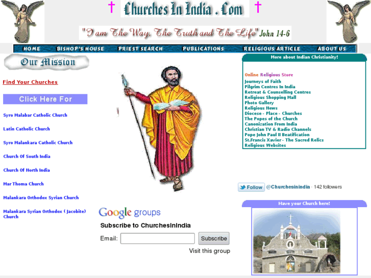 www.churchesinindia.com