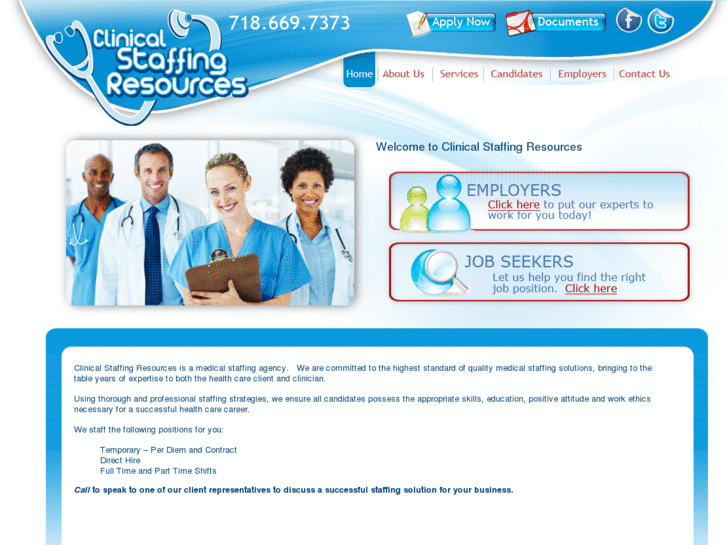 www.clinicalstaffingresources.com