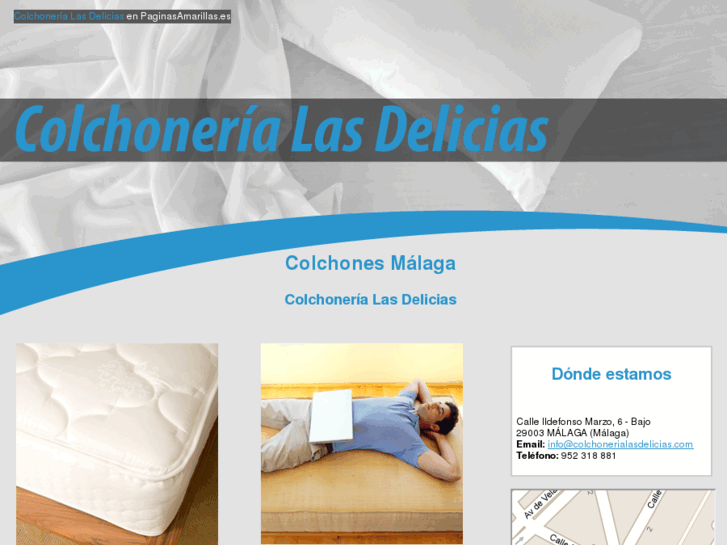 www.colchonerialasdelicias.com