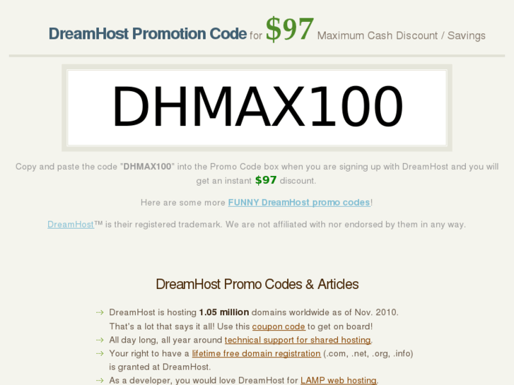 www.dreamhostpromocode.org