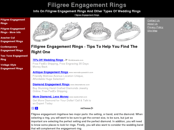 www.filigreeengagementrings.net