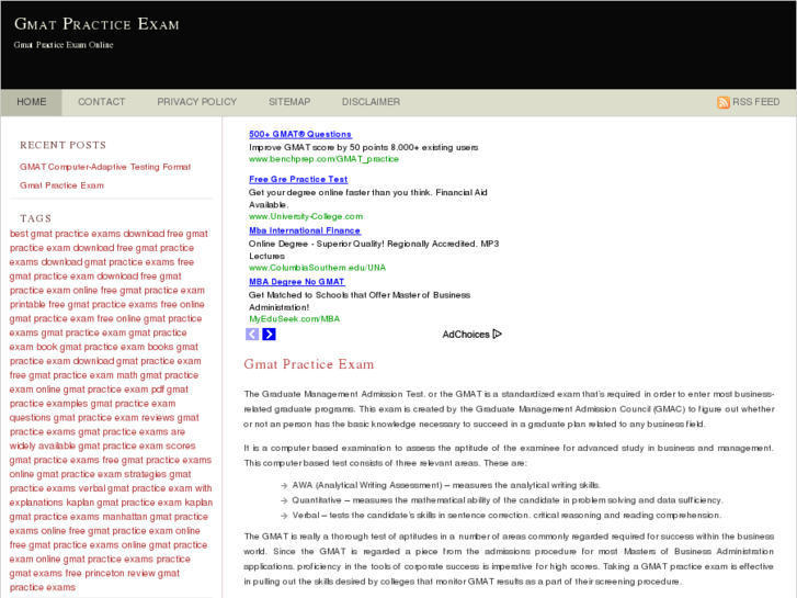 www.gmatpracticeexam.net