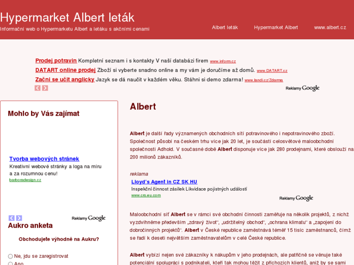 www.letak-albert-hypermarket.info