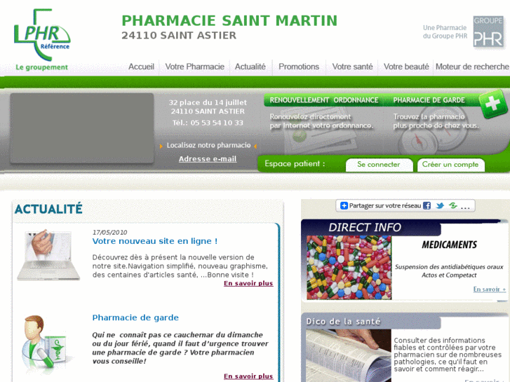 www.pharmacie-saintastier.com