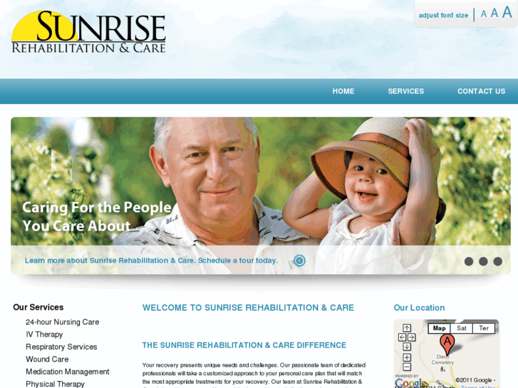 www.sunriserehabandcare.com