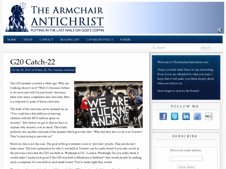 www.thearmchairantichrist.com