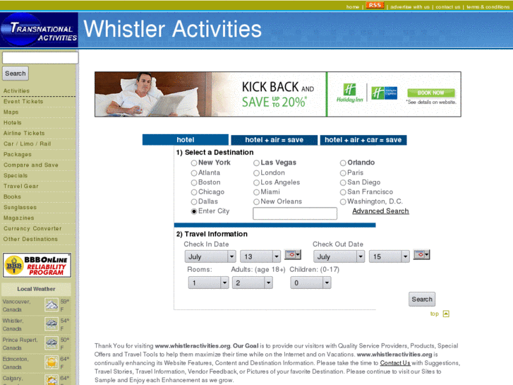www.whistleractivities.org